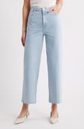 FRAME The Wide High Waist Ankle Jeans