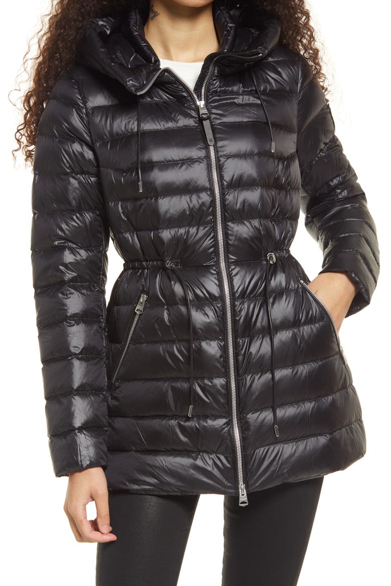 Ivy Water Repellent 800 Fill Power Down Puffer Jacket, Alternate, color, BLACK