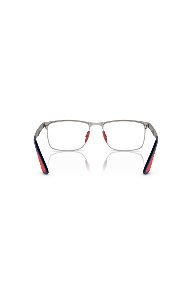 55mm Rectangle optical glasses, Alternate, color, Blue