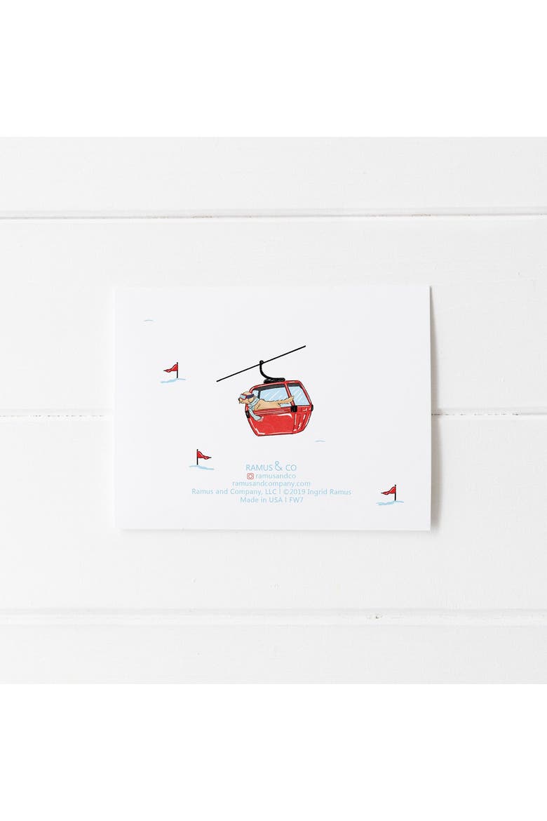 Ski Dogs Gondolas Winter/Holiday/Christmas Greeting Card Pack Sets, Alternate, color, Multi-Pack