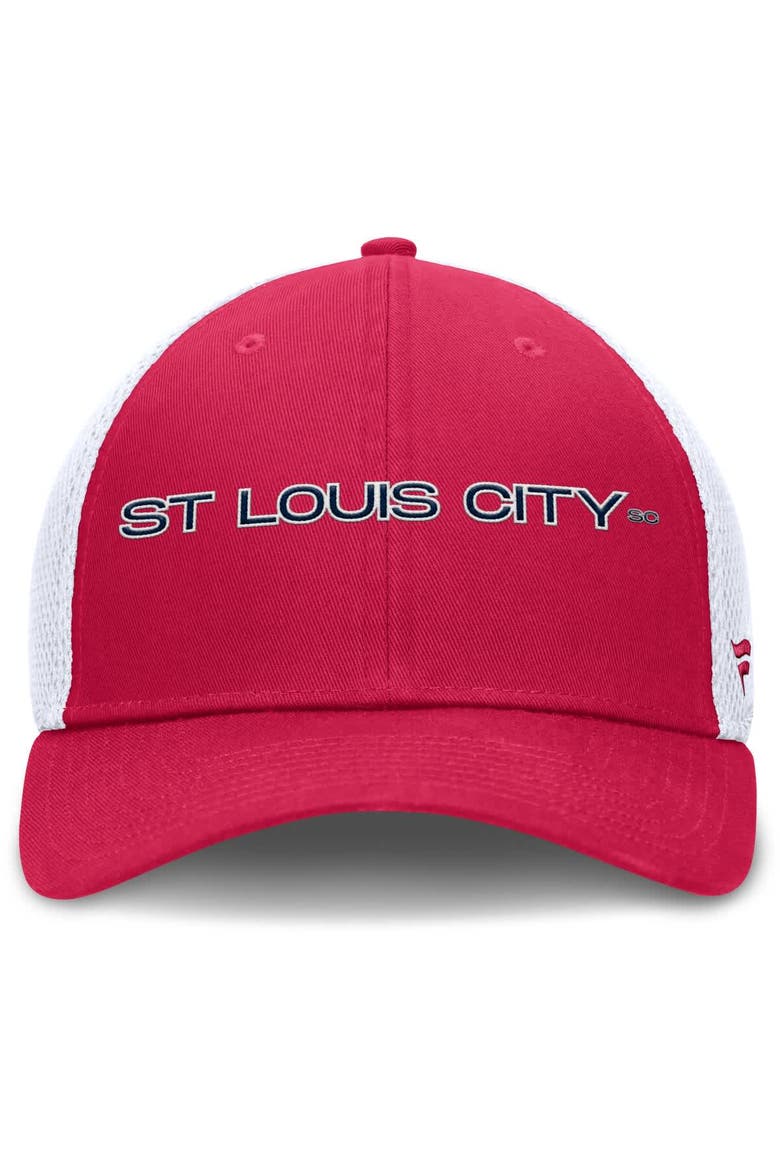 Men's Fanatics Red St. Louis City SC Rocket Flex Hat, Alternate, color, Red