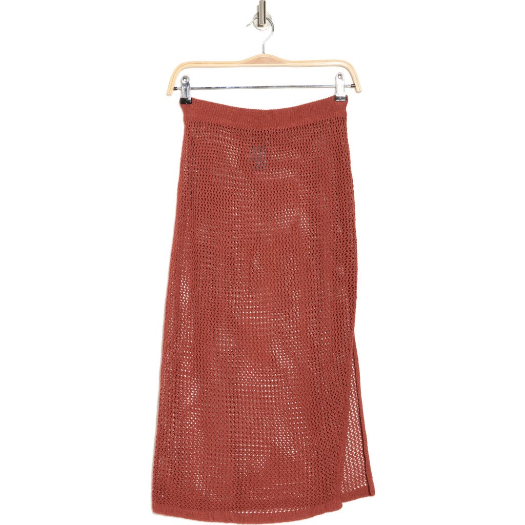 VYB VYB OPEN STITCH COVER-UP SKIRT