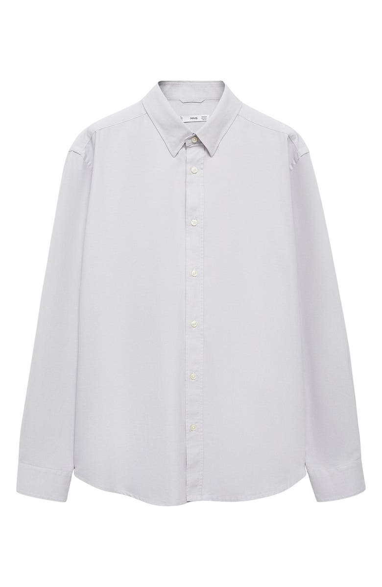 MANGO Regular Fit Cotton Oxford Button-Up Shirt, Main, color,