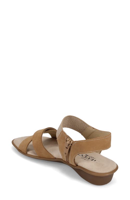 Sesto Meucci Euna Wedge Sandal In Sand