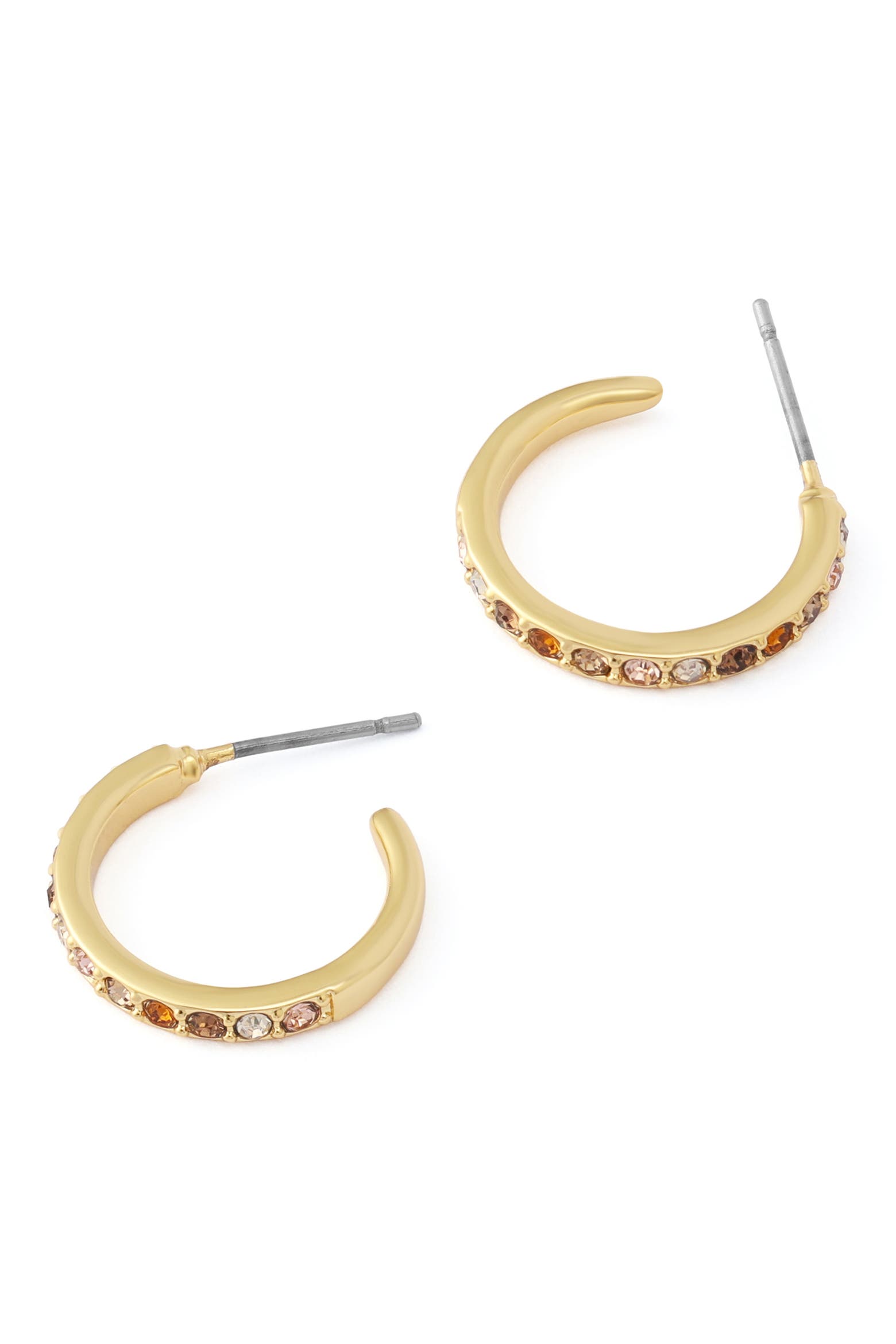 Small Method Cover Kurt Geiger London Small Pavé Huggie Hoop Earrings (Women) | Nordstromrack