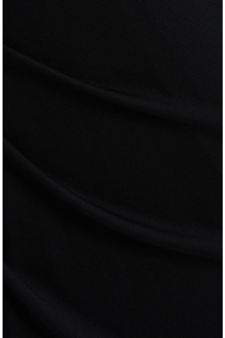 Never Ending Glamour Halter Gown, Alternate, color, BLACK/ BLACK