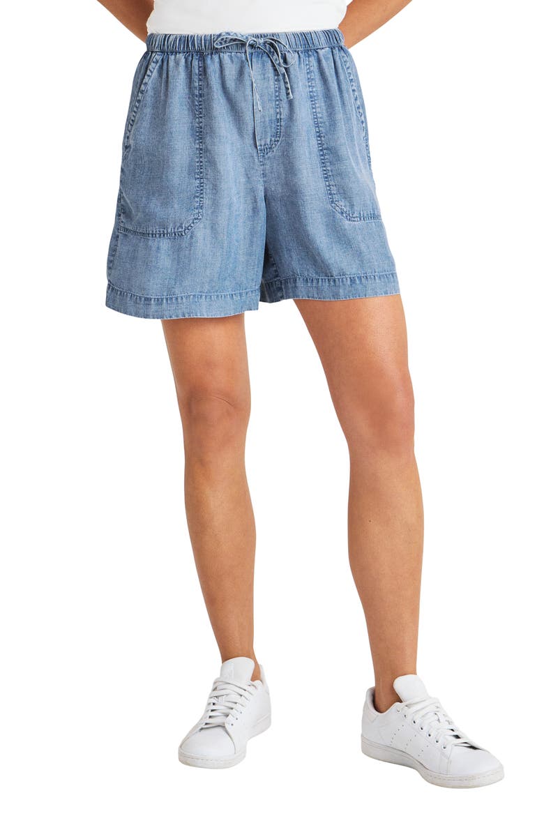 Angie Indigo Shorts, Main, color, INDIGO