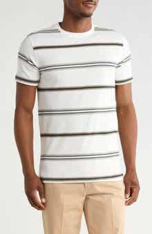 Stripe Knit T-Shirt