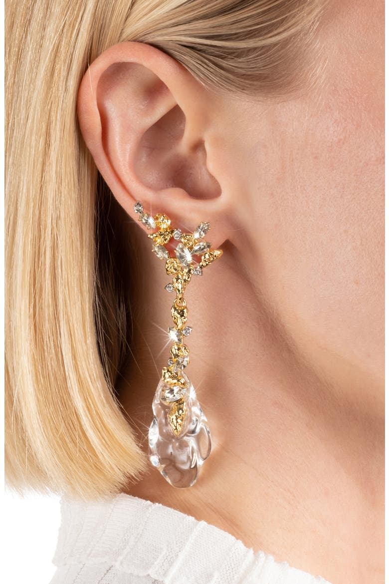 Dream Rain Linear Drop Earrings, Alternate, color, GOLD