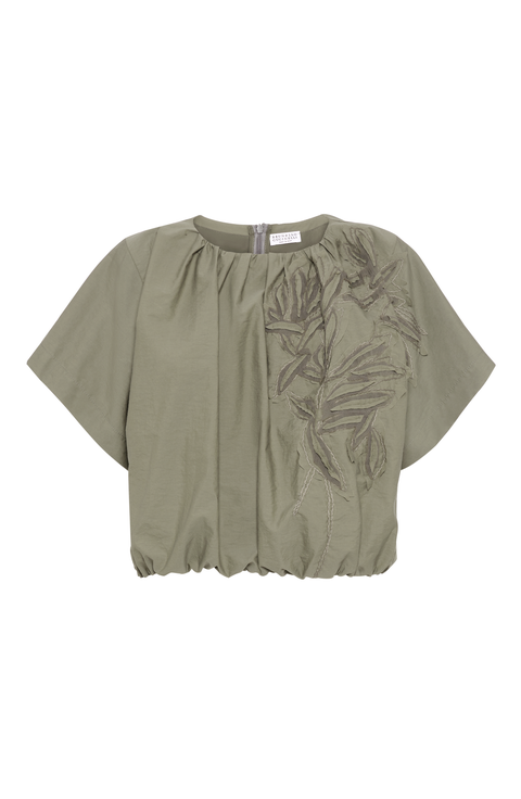 Brunello Cucinelli ブルネロ クチネリ 半袖トップ ブラウス