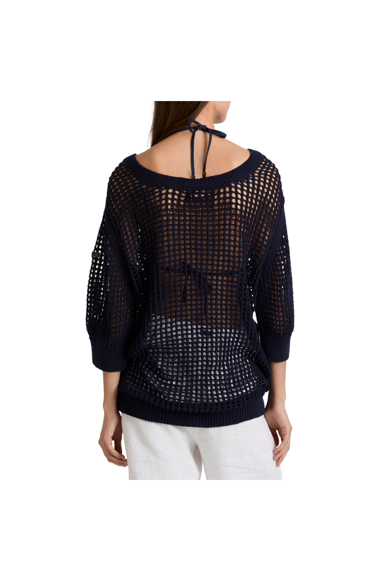 Vilebrequin Women Crochet Sweater Solid, Alternate, color, Navy