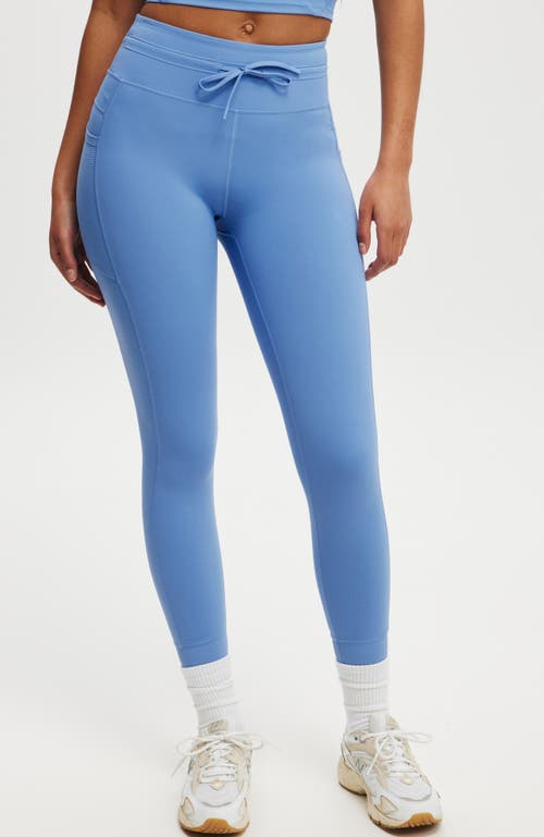 Cotton On Body Ultimate Run Rib 7/8 Tight In Adrift Blue