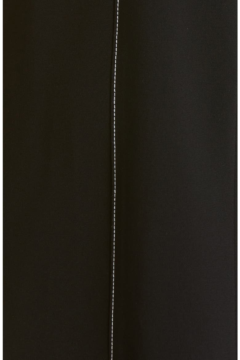 Loreen Sheath Dress, Alternate, color, BLACK/ IVORY
