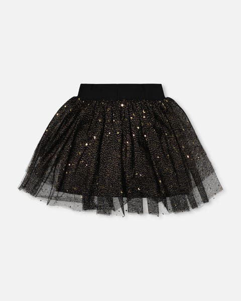 Multi Layer Glittering Mesh Skirt (Little Kid & Big Kid)