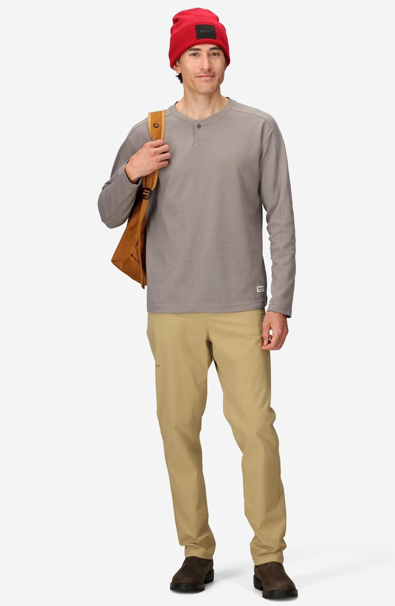 Marmot Redwood Henley, Alternate, color, Claystone Heather