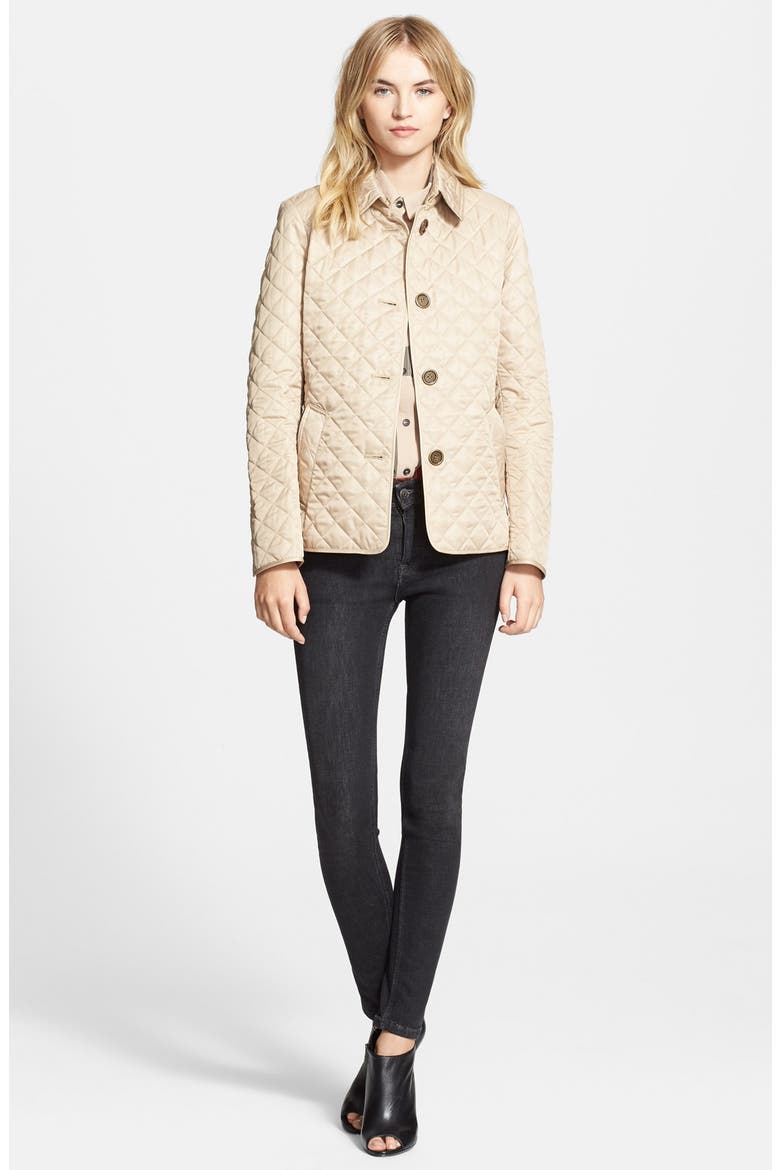 'Copford' Quilted Jacket, Alternate, color, NEW CHINO