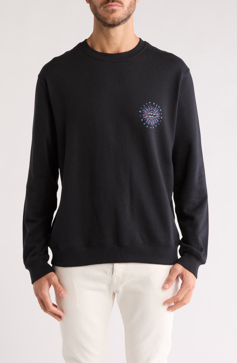 Billabong Short Sands Crewneck Sweatshirt, Main, color, 