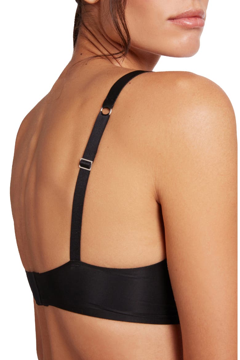 Skin 3W Wireless Bra, Alternate, color, BLACK