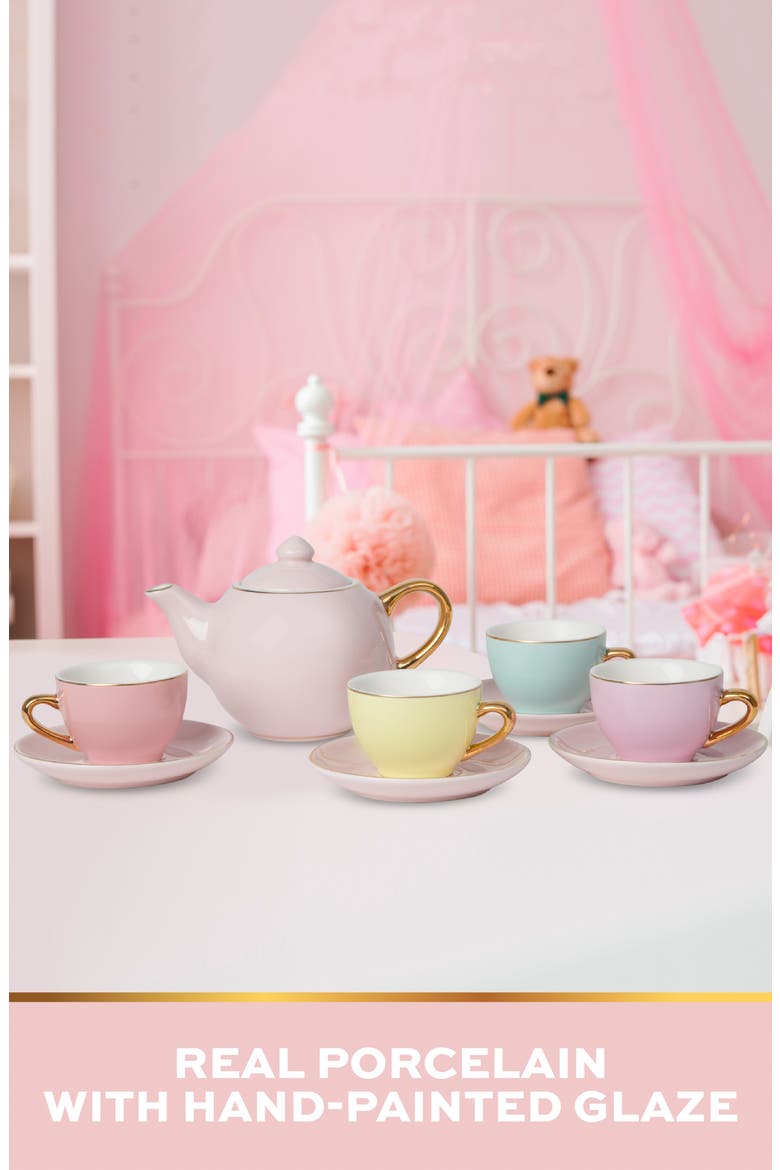 Ceramic Tea Party Playset, Alternate, color, LIGHT/ PASTEL PINK