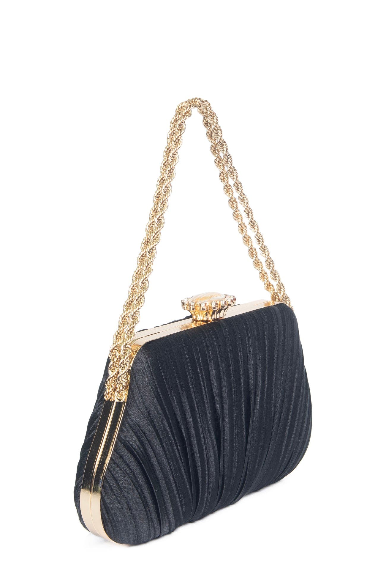 Lauren Lorraine Debbie Clutch, Alternate, color, Black