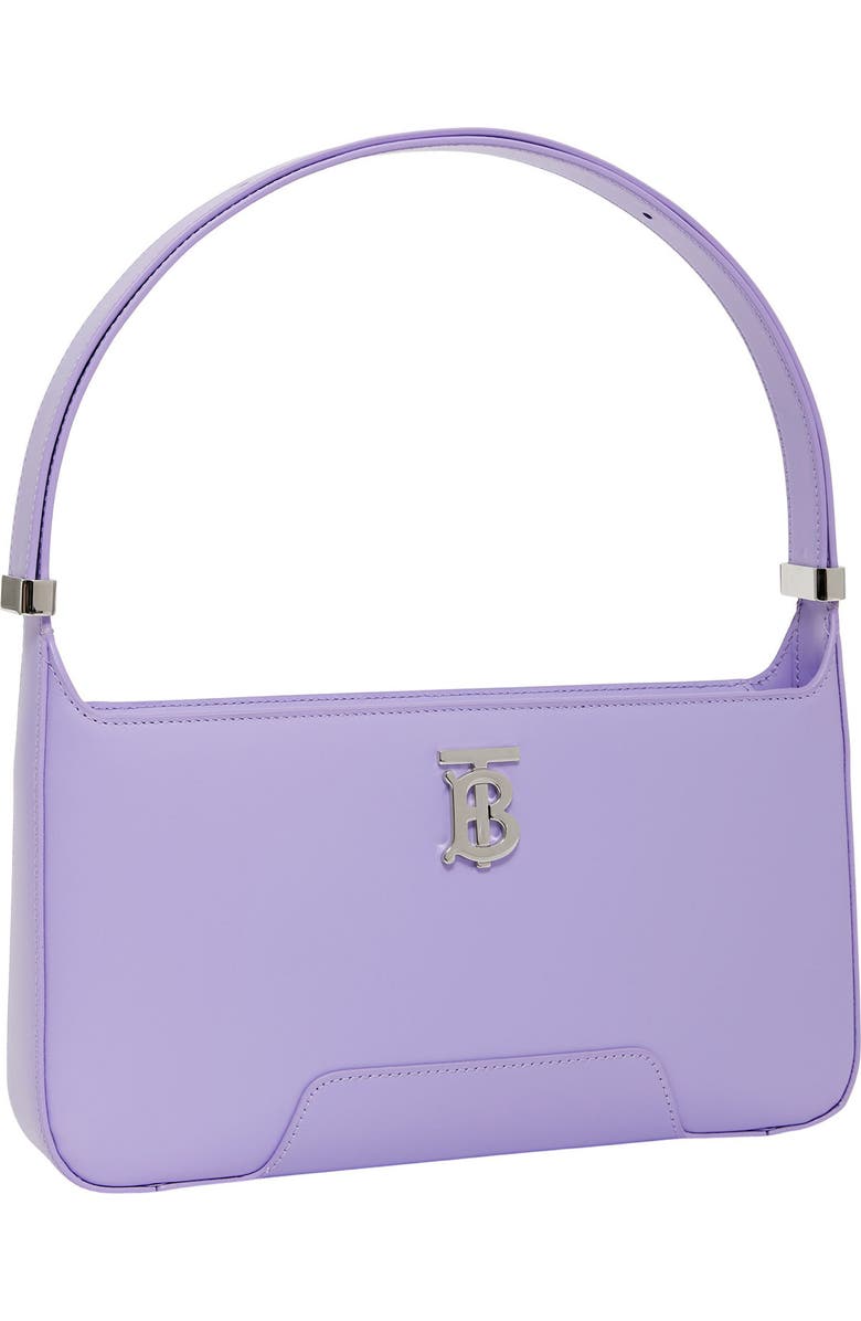 Burberry Medium TB Monogram Leather Shoulder Bag, Alternate, color,