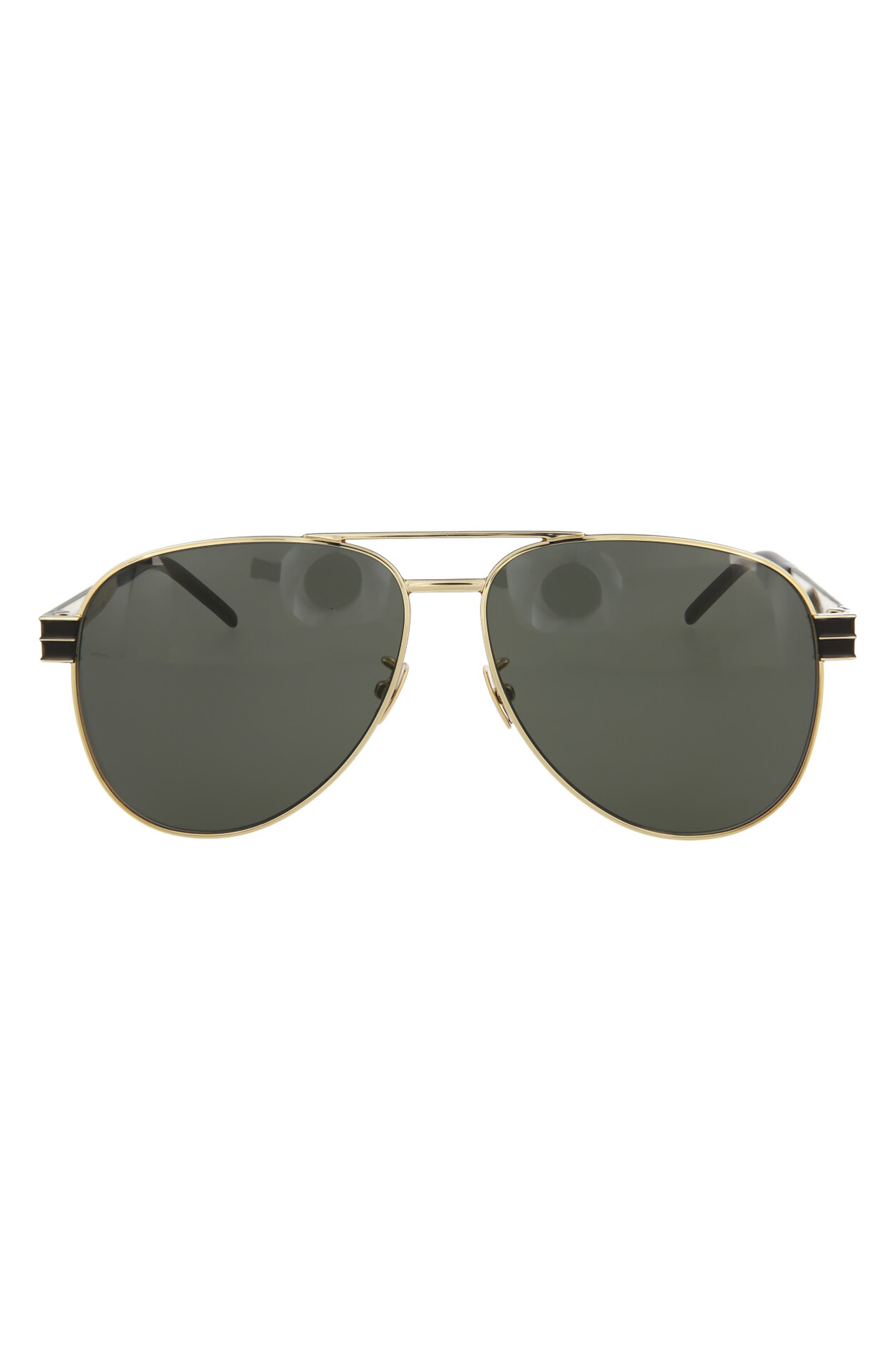 Saint Laurent 57mm Aviator Sunglasses