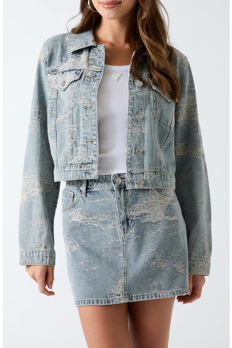 Billie Denim Jacket, Main, color, LIGHT WASH