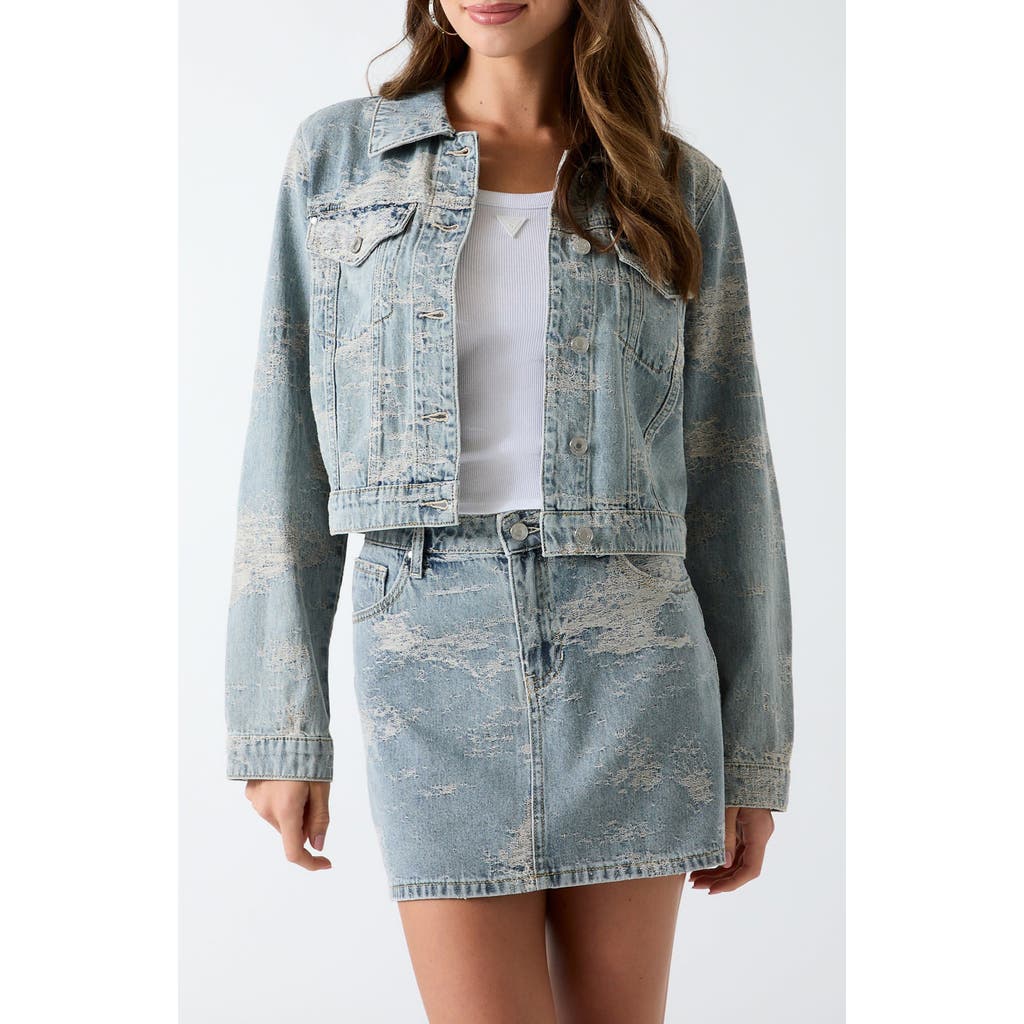 Guess Billie Denim Jacket In Blue