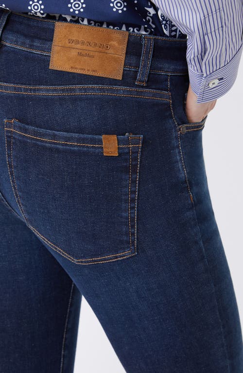 Weekend Max Mara Rapallo Slim Fit Ankle Jeans In Blue