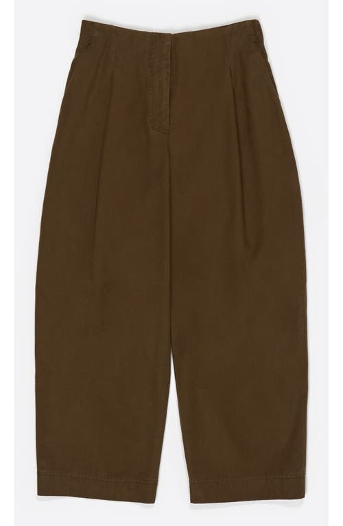 Bimba Y Lola Darted Carrot Leg Trousers In Green