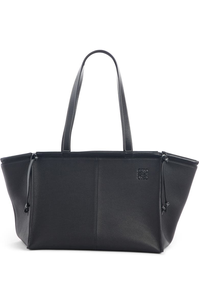 Loewe Cushion Leather Convertible Gusset Tote, Main, color,