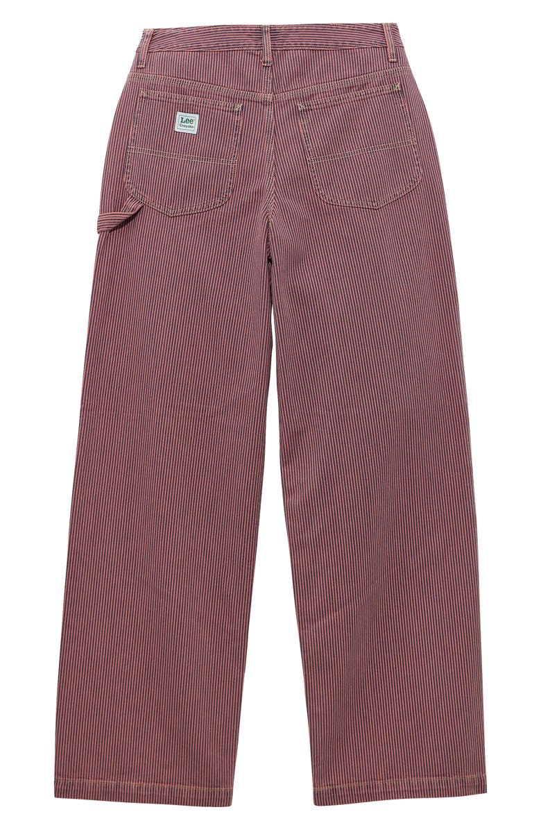 Lee x Crayola Carpenter Straight Leg Jeans, Alternate, color, Red Orange Stripe