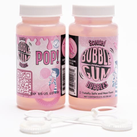 Bubble Love Bubblegum Scented Bubbles - 2 Pack - 4oz Bottles