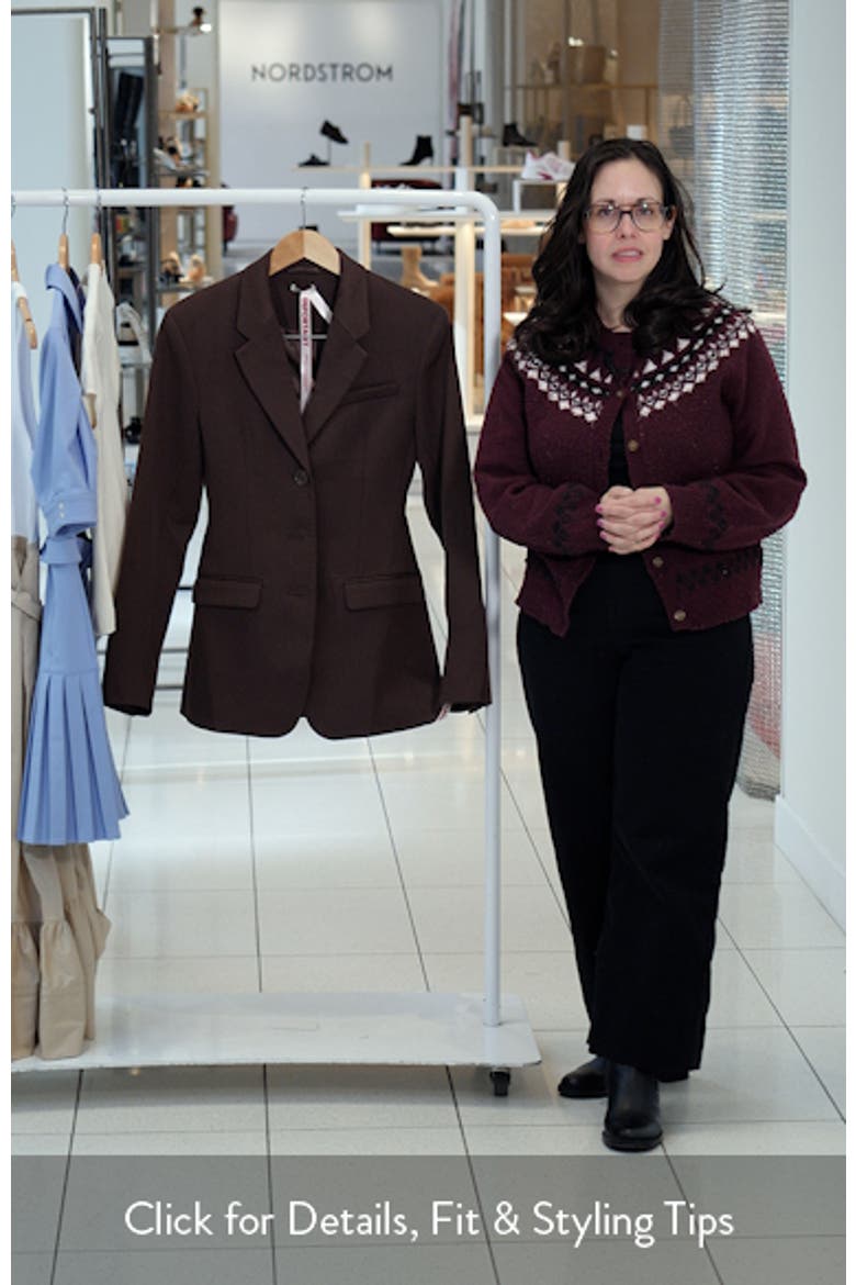Luella Hourglass Crepe Jacket video