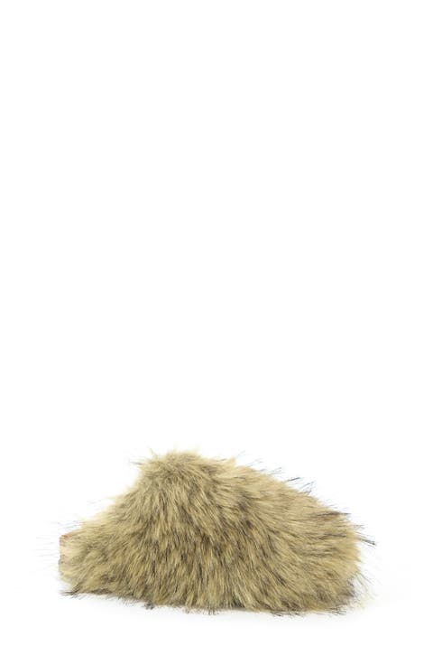 Kids' Lorena Faux Fur Slide