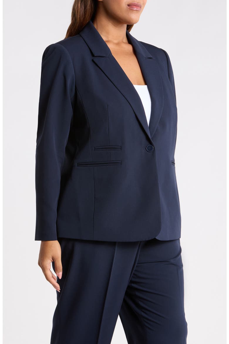 One-Button Blazer, Alternate, color, NEW NAVY
