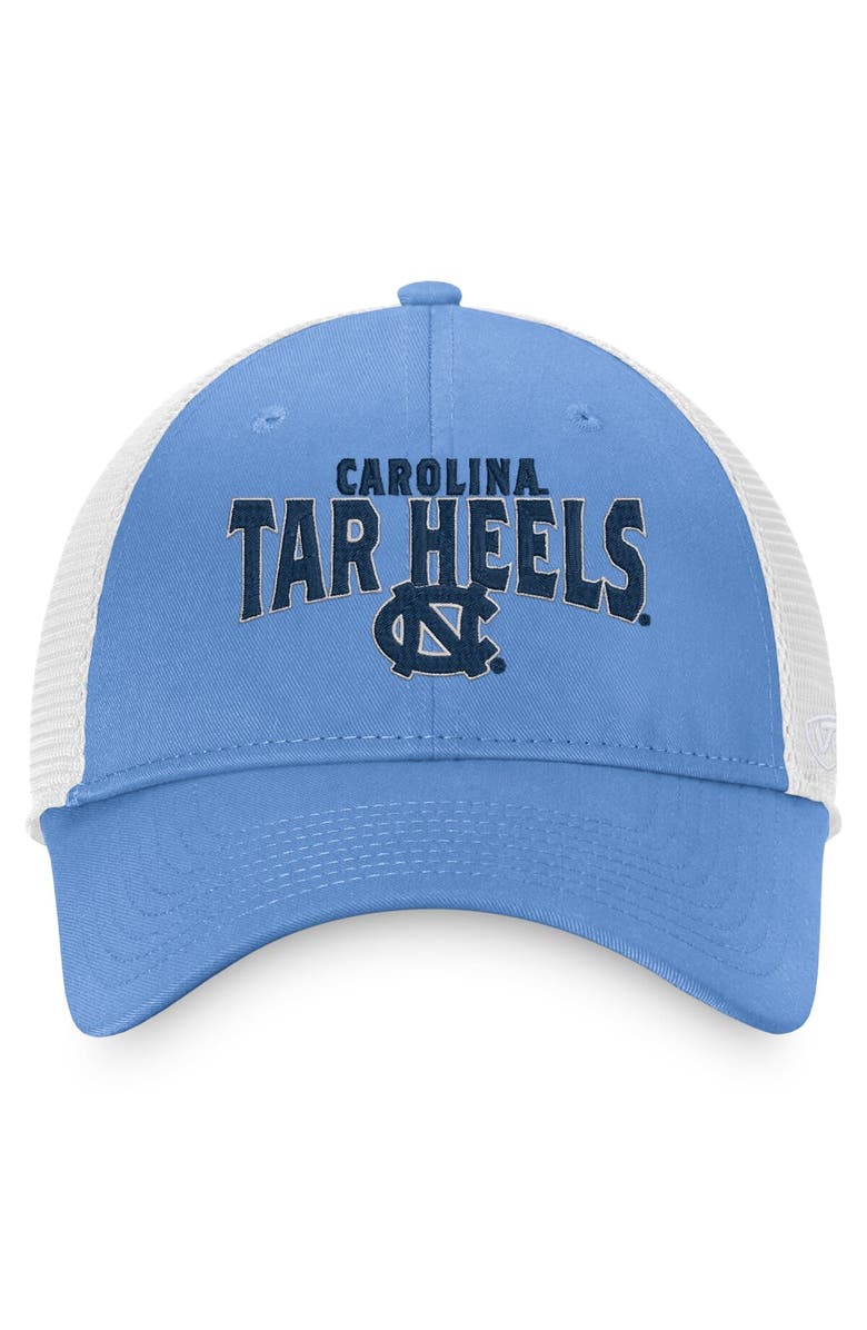 TOP OF THE WORLD Men's Top of the World Carolina Blue/White North Carolina Tar Heels Breakout Trucker Snapback Hat, Alternate, color, 