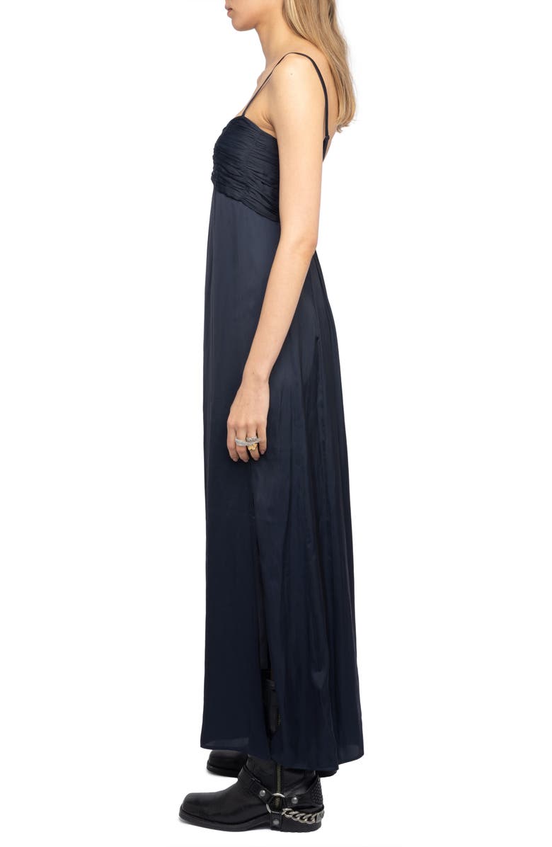 Zadig & Voltaire Rippie Satin Dress, Alternate, color, Encore