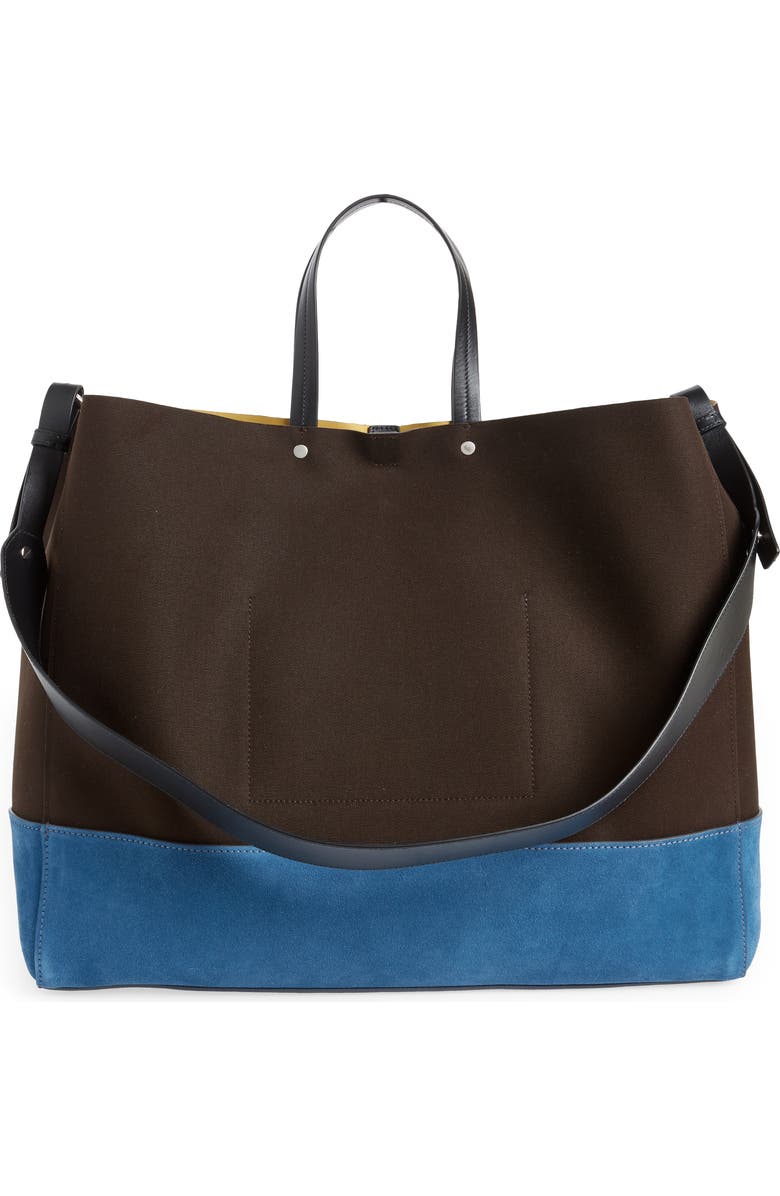 Jil Sander Base Pocket East/West Tote, Alternate, color,