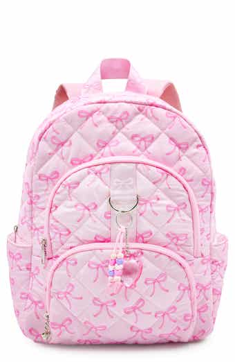 Large Bow Quilted Backpack