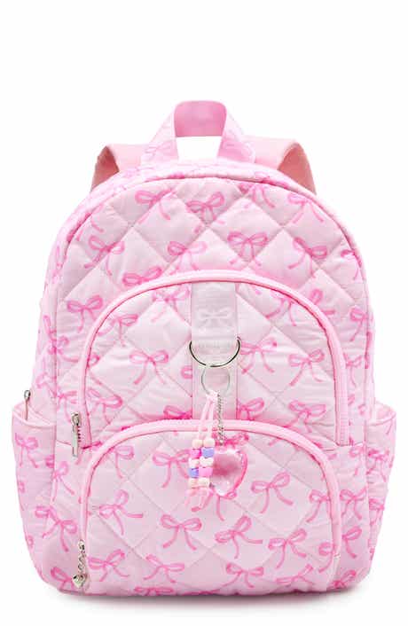 Large Bow Quilted Backpack