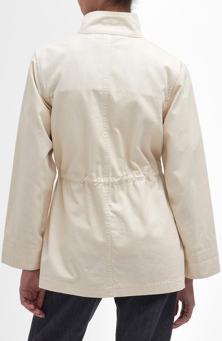 Barbour Maeva Snap-Up Cotton Utility Jacket, Alternate, color, 