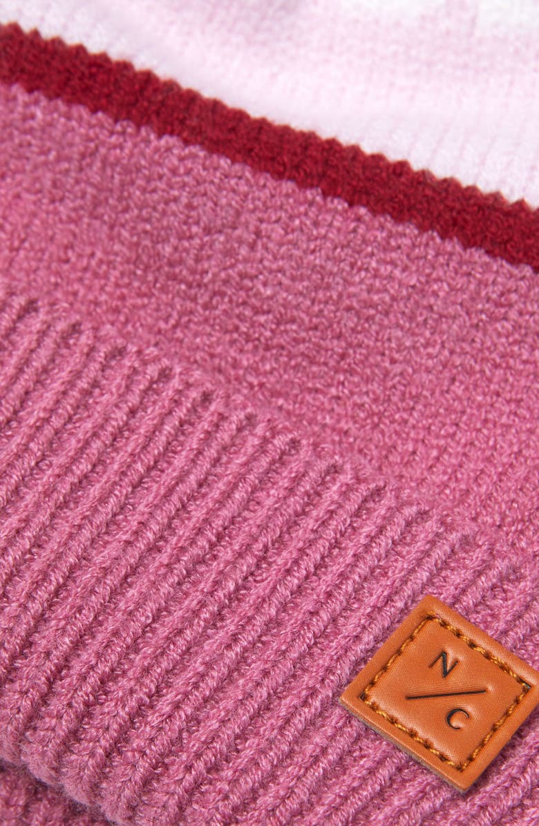 Northern Classics Knit Pom Hat, Alternate, color, Rose Pink And Ballerina Pink