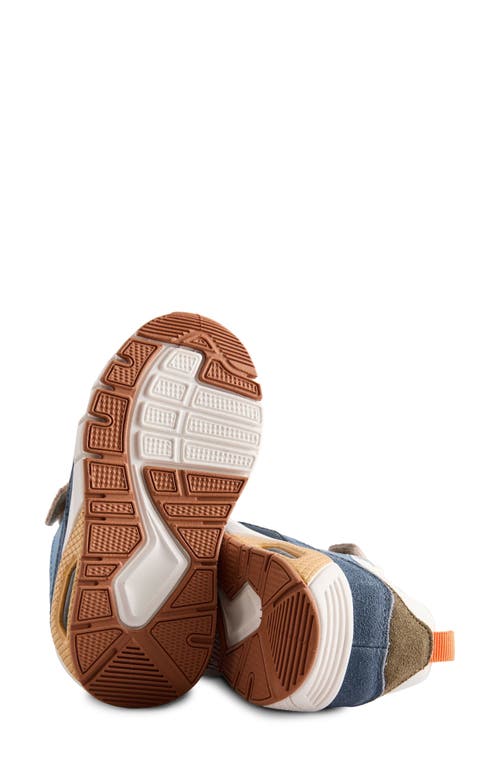Next Kids' Bubble Mix Colorblock Sneaker In Blue/neutral Beige