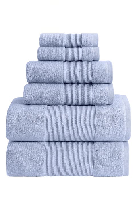 MODERN THREADS Air Cloud 6-Piece Towel Set