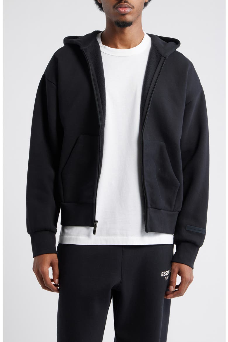 Classic Fleece Zip Hoodie, Alternate, color, VINTAGE BLACK