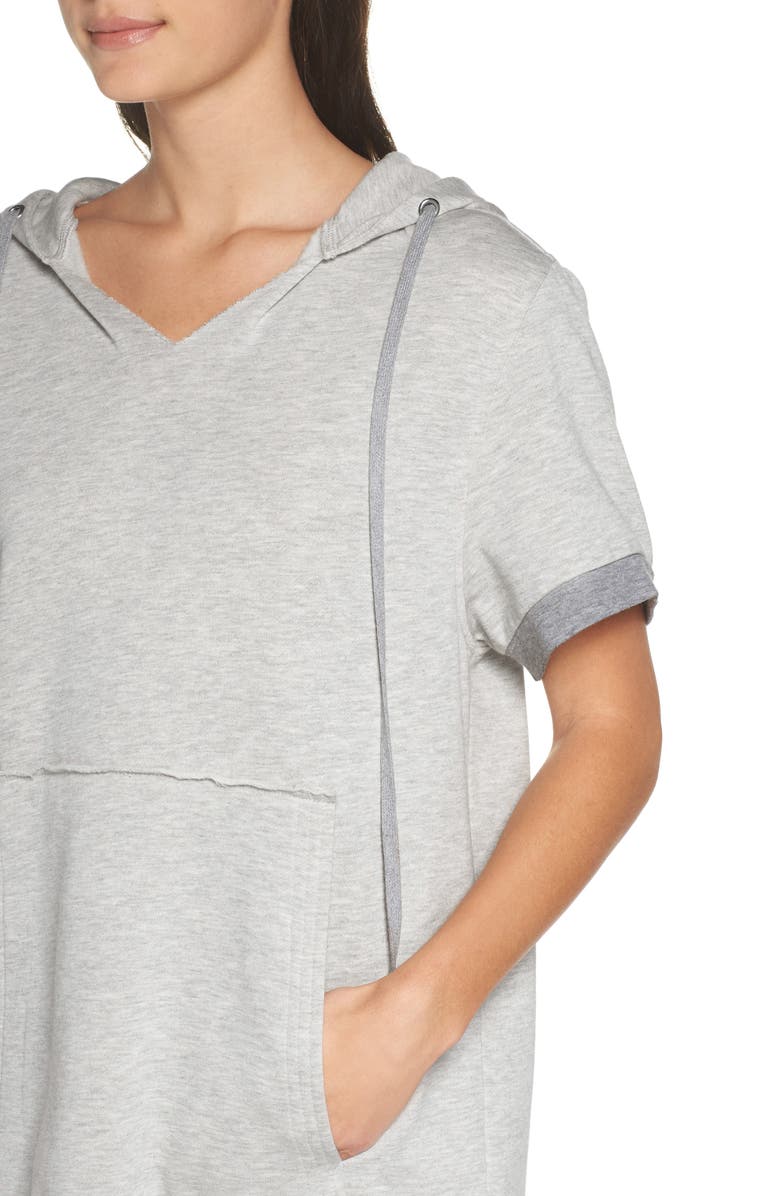 The Laundry Room Venice Hooded Lounge Dress, Alternate, color, 