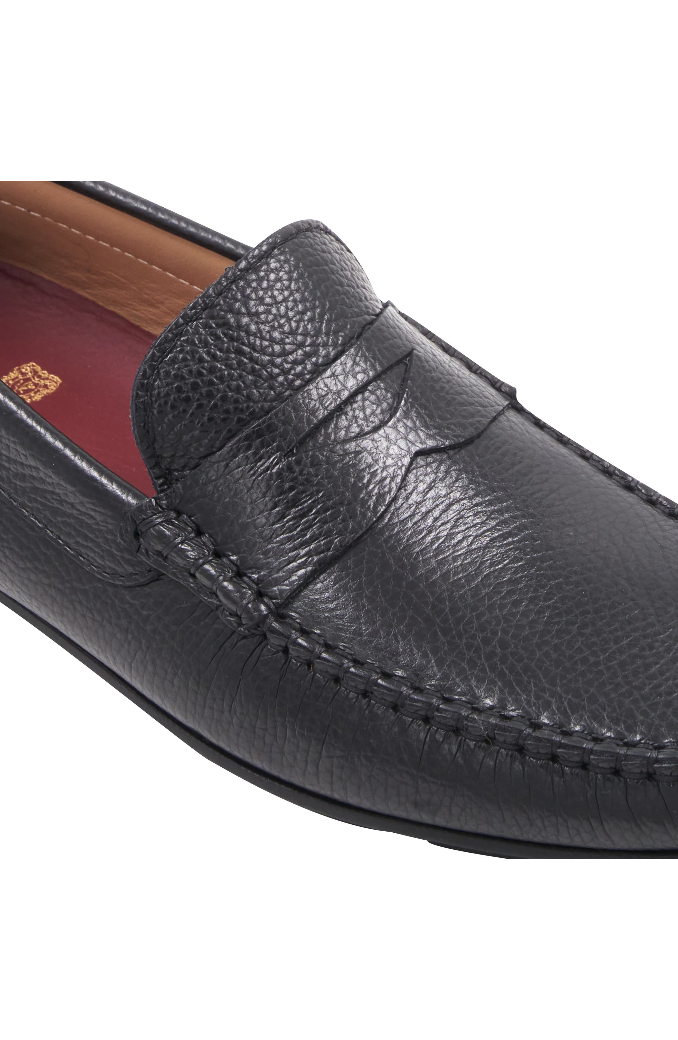Bruno Magli Taranto Brown Leather Penny Loafers Made in Italy Men’s 14 Narrow Taranto Driver – Bruno Magli main image 4