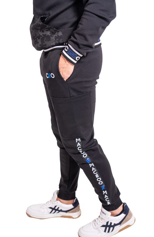 Maceoo Ceo Cotton Blend Cargo Joggers In Gray