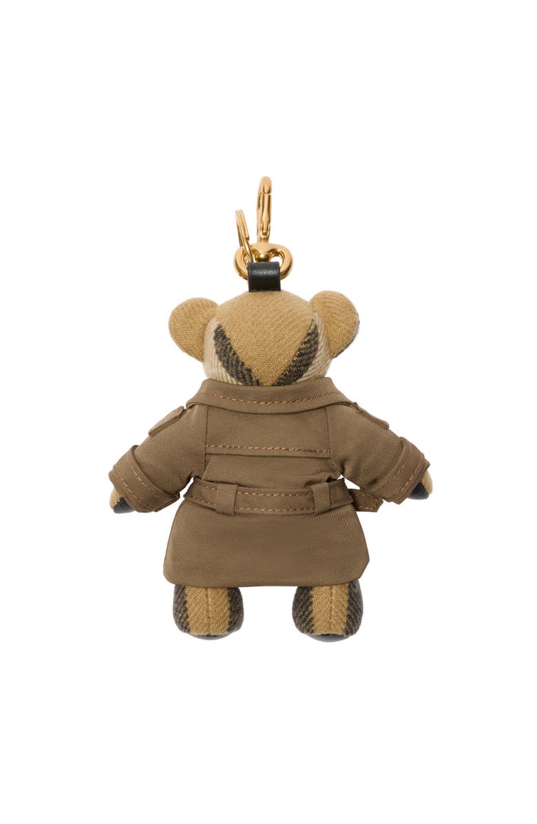 Burberry Thomas Bear Charm, Alternate, color, Juniper Green